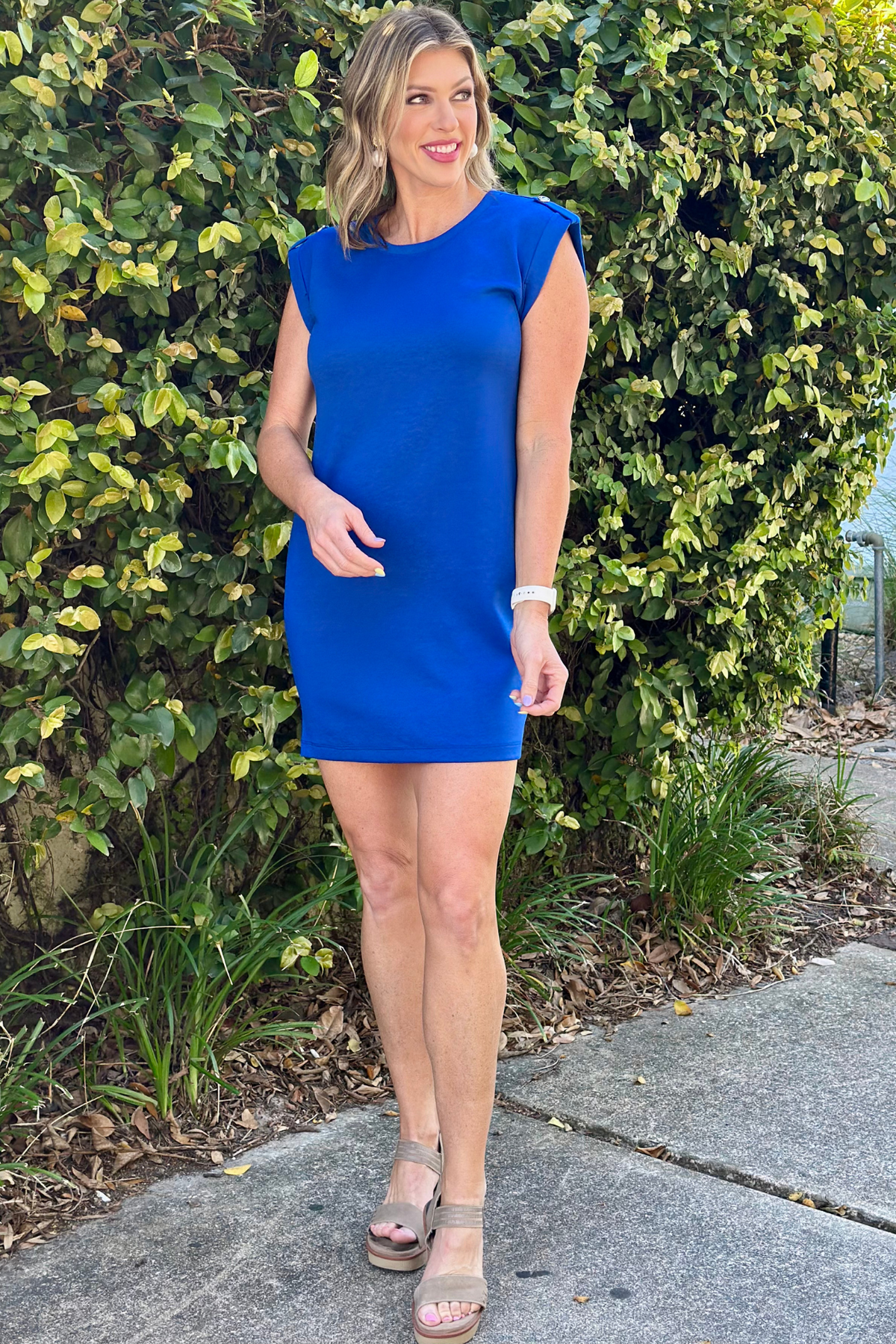 TPN The Harper Travel Dress in Royal Blue