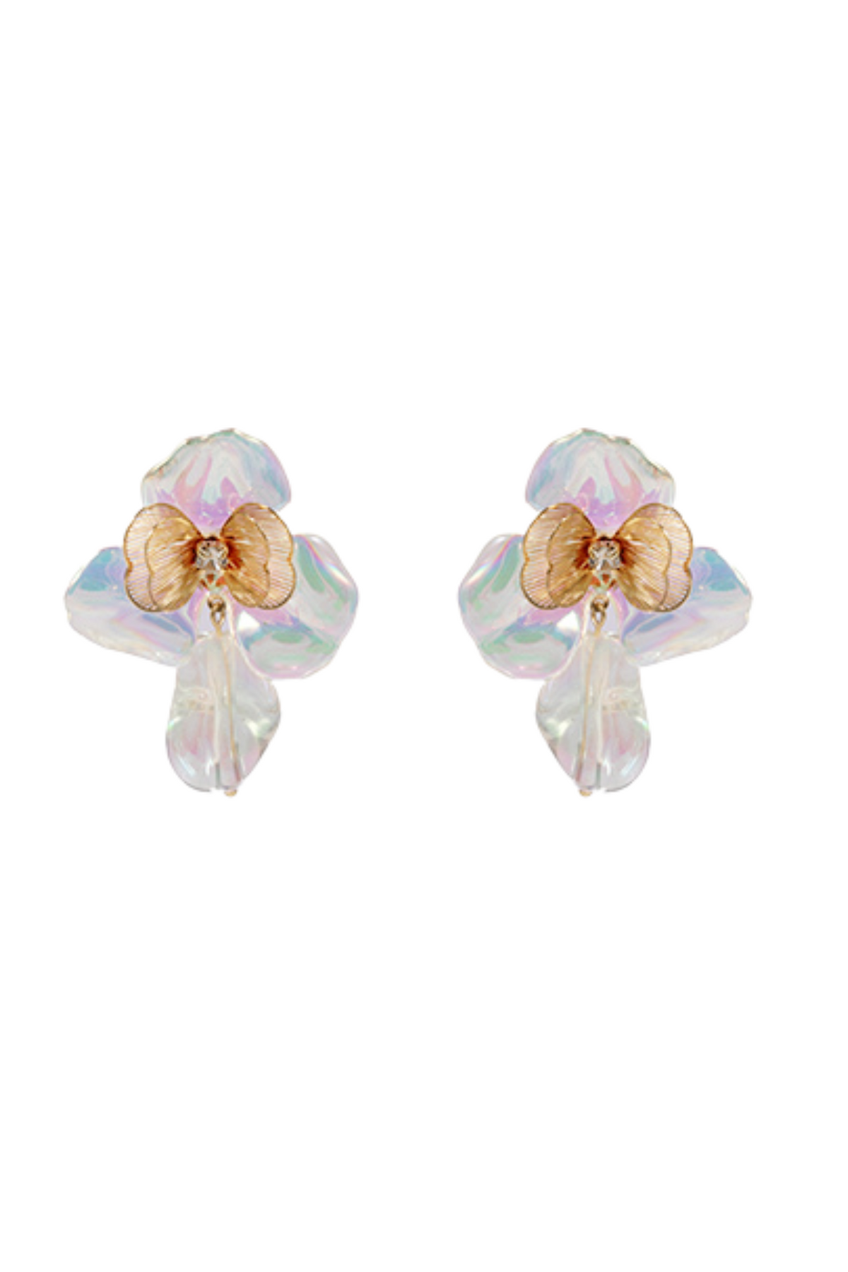 Dangle Acrylic Flower Earrings