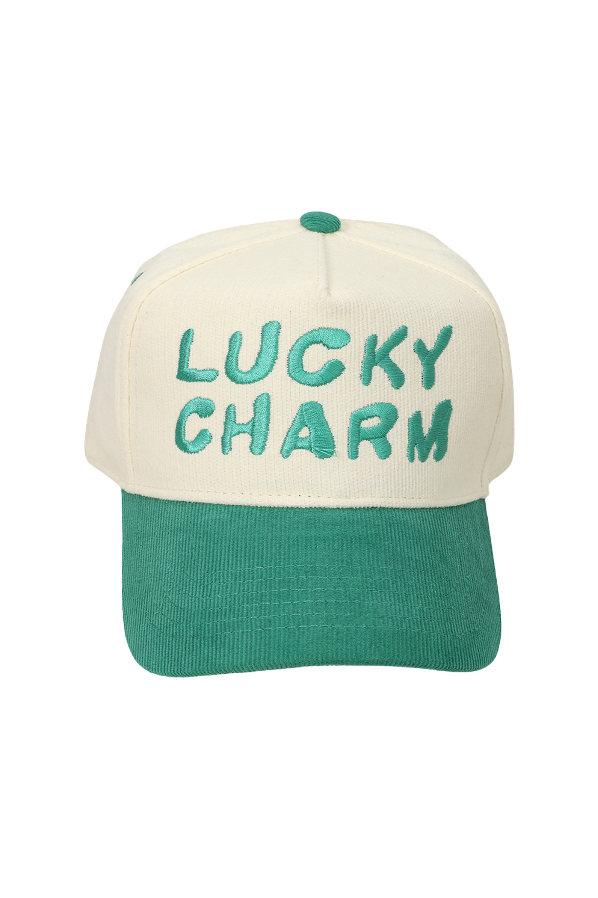 Lucky Stitch Corduroy Cap