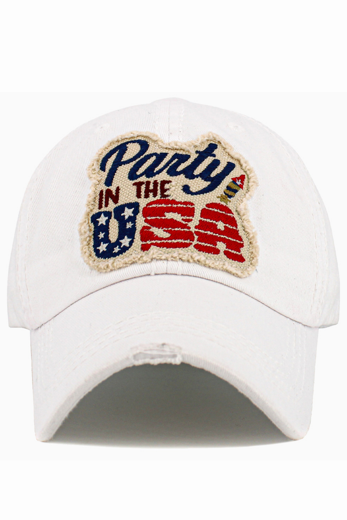 Party in the USA Washed Vintage Ball Cap