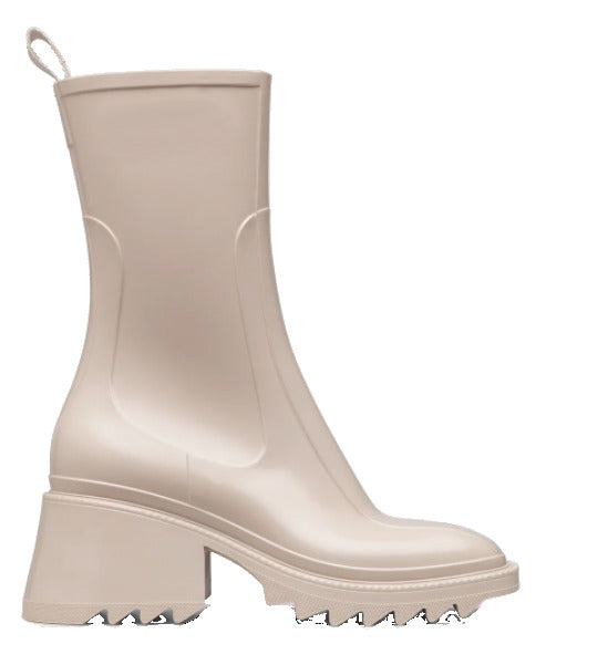 Khloe Zipper Fashion Rain Boot