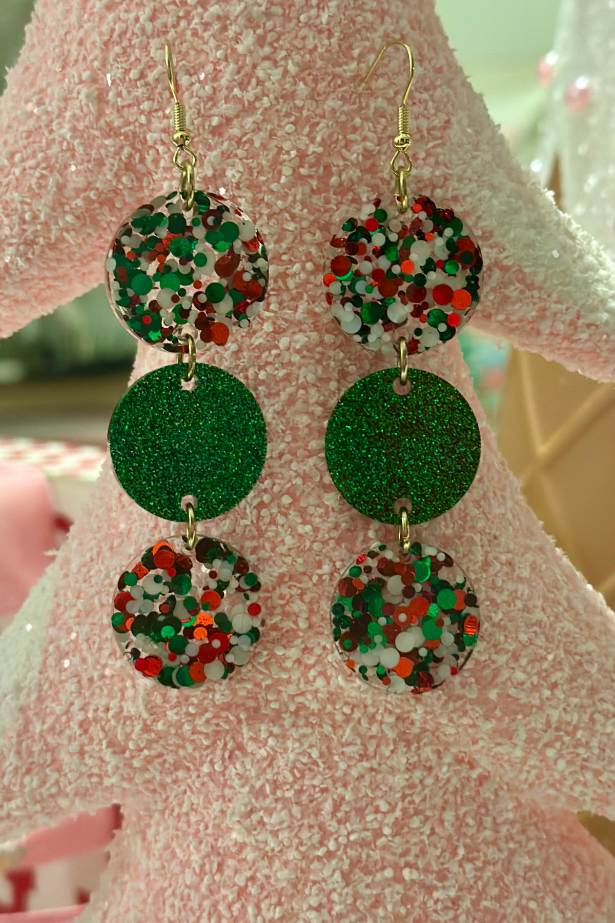 Christmas Drop Dangle Earrings