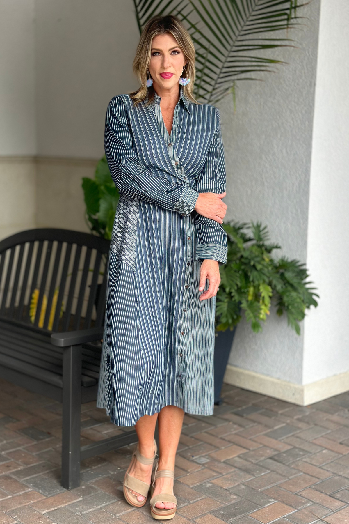 Forever Daydreaming Striped Midi Dress