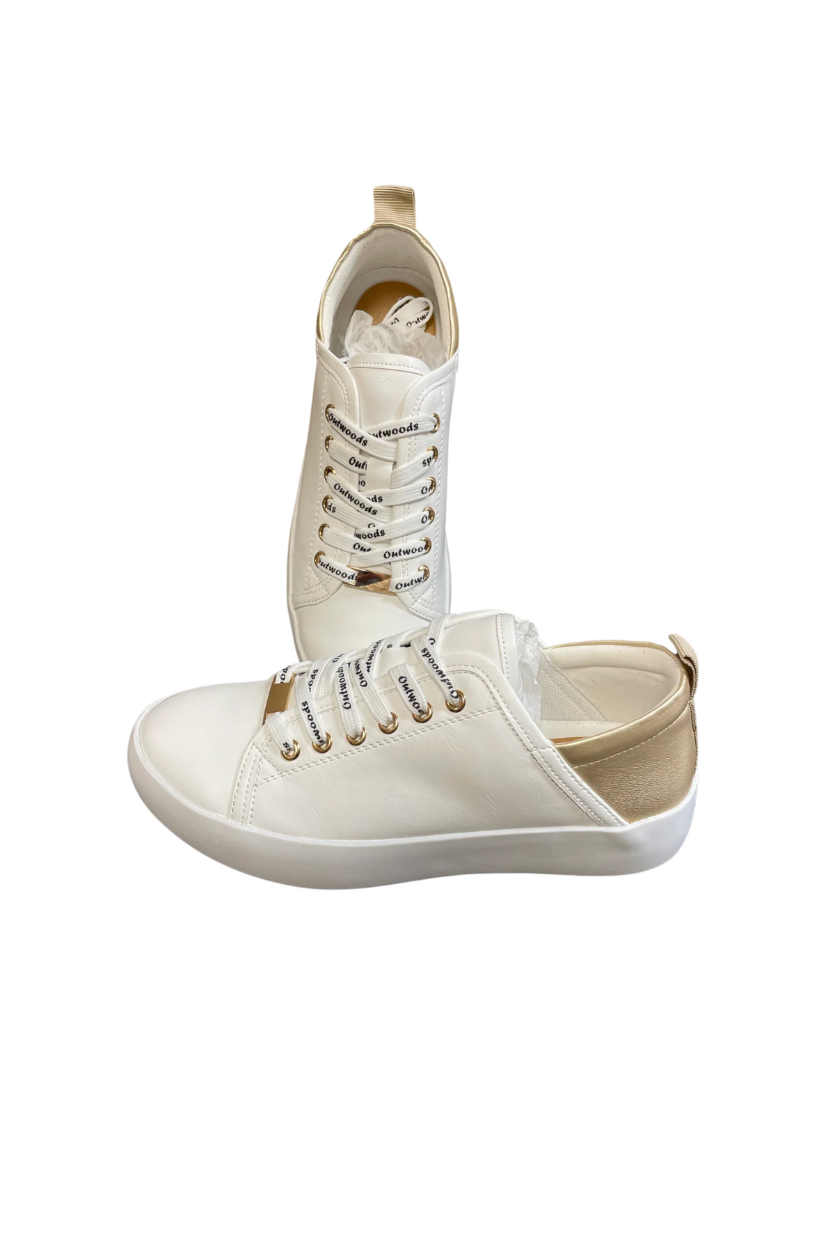 Outwoods Shauna Gold Combo Sneaker