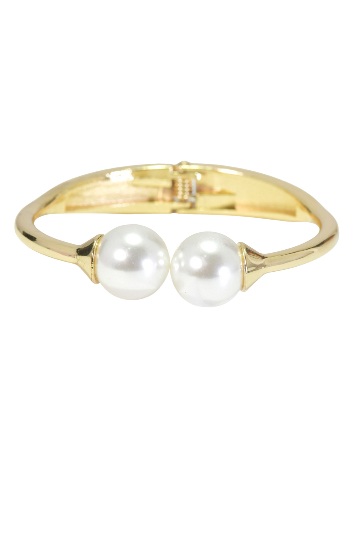 Pearl Open Cuff Bracelet