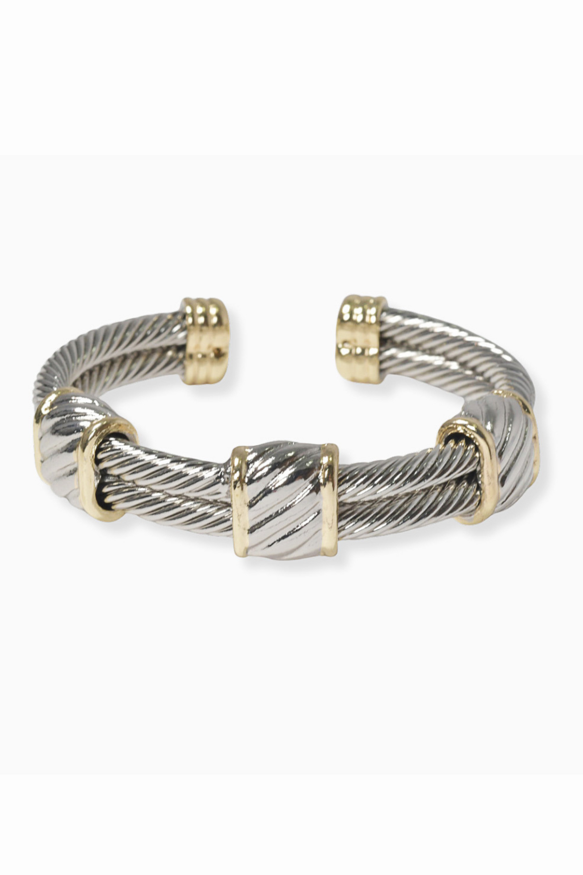 Inspired Cable Cuff Bracelet