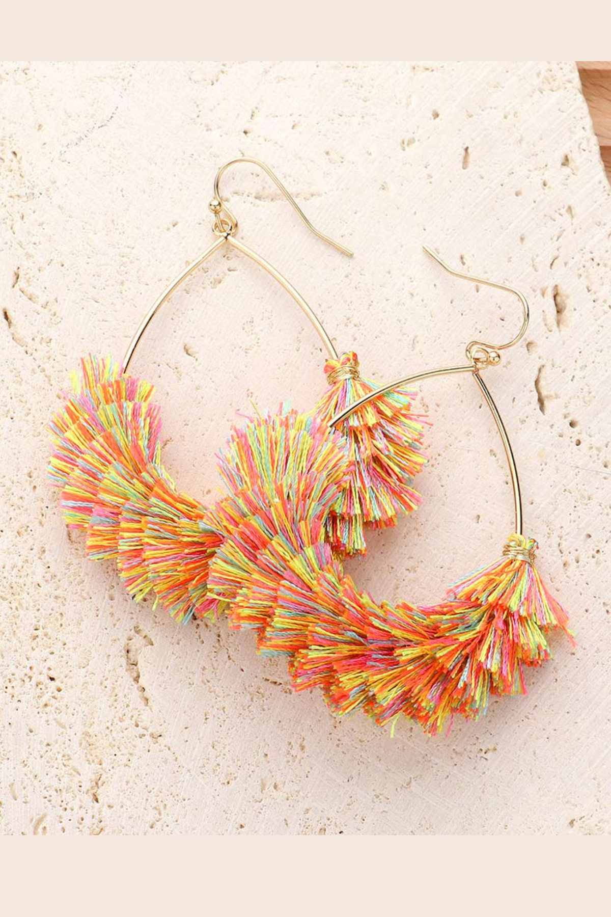 Tassel Teardrop Earrings