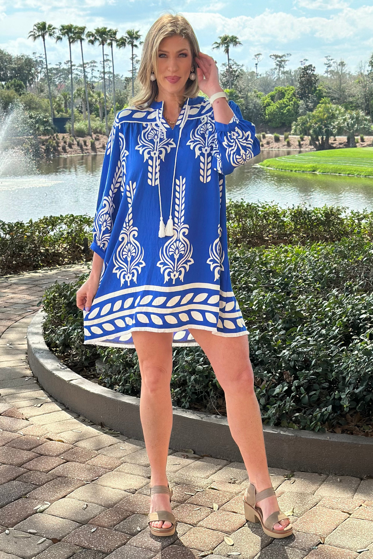 Azure Coast Tunic Dress