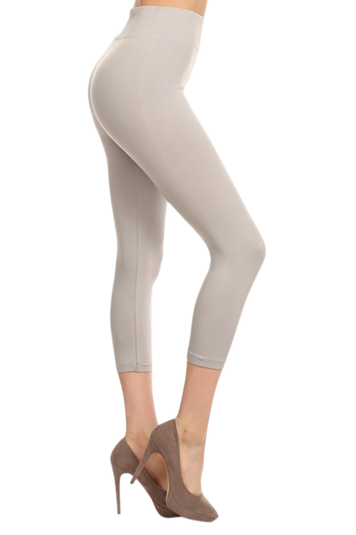 Elevate Cropped Leggings in Gray