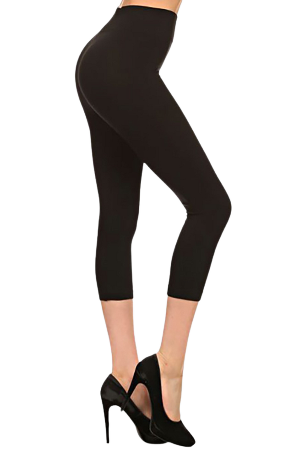 Elevate Cropped Leggings in Black